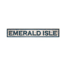 Emerald Isle Shabby Sign | Real Wood Art Print