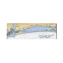 Emerald Isle NOAA Chart Map | Real Wood Art Print