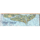Fripp Island NOAA Chart | Wall Art Print on Real Wood