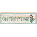 On Fripp Time Mermaid Cream | Wall Art Print on Real Wood