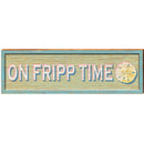 On Fripp Time Sand Dollar Green | Wall Art Print on Real Wood