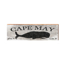 Cape May, New Jersey Rustic Mermaid Wooden Welcome Sign| Wall Art Print on Real Wood
