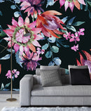 Elegant Dark Floral Wallpaper Smart Select