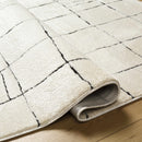 Keanu Black & White Area Rug - Clearance