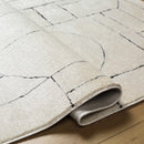 Keats Black & White Area Rug - Clearance