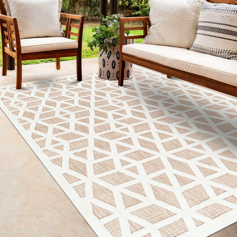 Nuri Tan Outdoor Rug