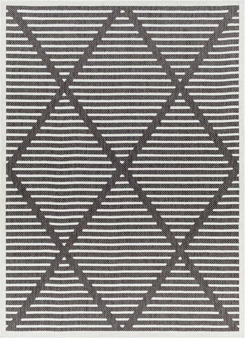 Anah Black Outdoor Rug