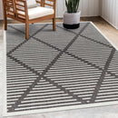 Anah 3D Black Outdoor Rug