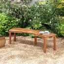 Set of 4 - Outdoor Curved Backless Garden Bench - Around Tree Table or Fire Pit