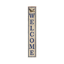 Welcome Pelican Peach | Wall Art Print on Real Wood