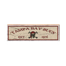 Tampa Bay Bucs Pirate Wooden Sign | Wall Art Print on Real Wood