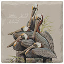 Hilton Head Island Art Lamay's Pelicans Coaster Set