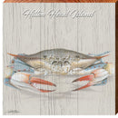Hilton Head Island, South Carolina Blue Crab Wooden Sign | Wall Art Print on Real Wood | Art Lamay's
