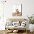 Bohemian Sheep | Wall Art Print on Real Wood
