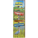 Georgetown Marsh Directional | Wall Art Print on Real Wood