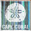 Cape Coral Sand Dollar | Wall Art Print on Real Wood