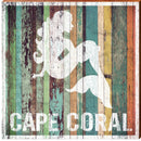 Cape Coral Mermaid | Wall Art Print on Real Wood