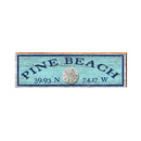 Pine Beach, New Jersey Wooden Sign | Wall Art Print on Real Wood