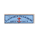 Lanoka Harbor, New Jersey Anchor Wooden Sign | Wall Art Print on Real Wood