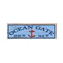 Ocean Gate, New Jersey Anchor Wooden Sign | Wall Art Print on Real Wood