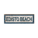Edisto Beach Shabby Sign | Real Wall Art Print | Wall Art Print on Real Wood