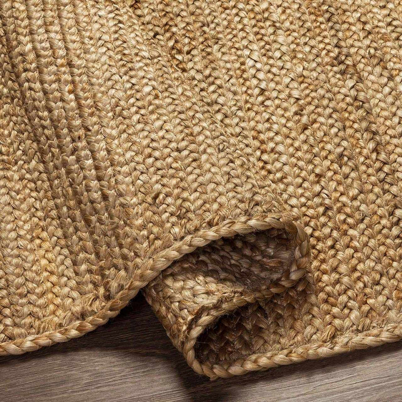 Shippagan Tan Jute Braided Rug