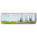 Calabash Shrimp Boats | Wall Art Print on Real Wood