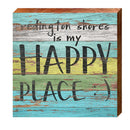 Redington Shores is My Happy Place | Wall Art Print on Real Wood