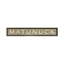 Matunuck Tan Sign | Wall Art Print on Real Wood