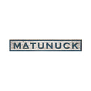 Matunuck Shabby Sign | Wall Art Print on Real Wood