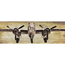 SIM5-BOM1-30X30 A,B,C | Wall Art Print on Real Wood