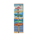 Lake Hartwell Lake Directional | Real Wood Art Print
