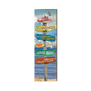Lake Hartwell Lake Directional  | Real Wood Art Print