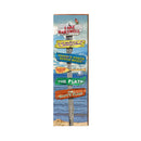 Lake Hartwell Lake Directional  | Real Wood Art Print
