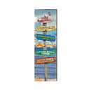 Lake Hartwell Lake Directional  | Real Wood Art Print