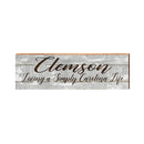 Clemson Living Simply | Real Wood Art Print