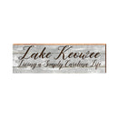 Lake Keowee Living Simply | Real Wood Art Print