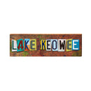 Lake Keowee License Plate | Real Wood Art Print