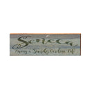 Seneca Living Simply Grey | Real Wood Art Print