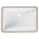 Vanity White Rectangle Porcelain 2015 Straight - MSI Collection