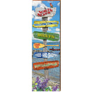 North Beach Lake Directional | Wall Art Print on Real Wood