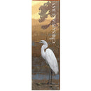 Chesapeake Bay Egret | Wall Art Print on Real Wood