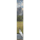 Chesapeak Bay Marsh Egret | Wall Art Print on Real Wood
