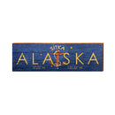 Sitka, Alaska w/ Anchor Wooden Sign | Wall Art Print on Real Wood