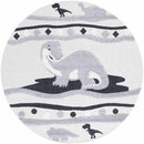 Kids Dinosaur Animal Print Nursery Outdoor Area Rug - Clearance
