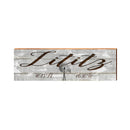 Lititz Windmill White Latitude Longitude | Real Wood Wall Art Print