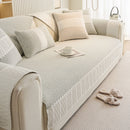 Herringbone Sofa Protector Cover, Non-Slip Couch Cover for Seat, Back & Arms