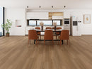 Modern kitchen with wooden flooring and dining area SL-15VH