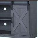 Eira Farmhouse 56-inch TV Stand with Storage Cabinet and Cable Holes, Entertainment Center Console for Living Room, Bedroom