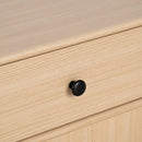 Travis Modern Natural 22-inch Side Table with Pet-Friendly Nook